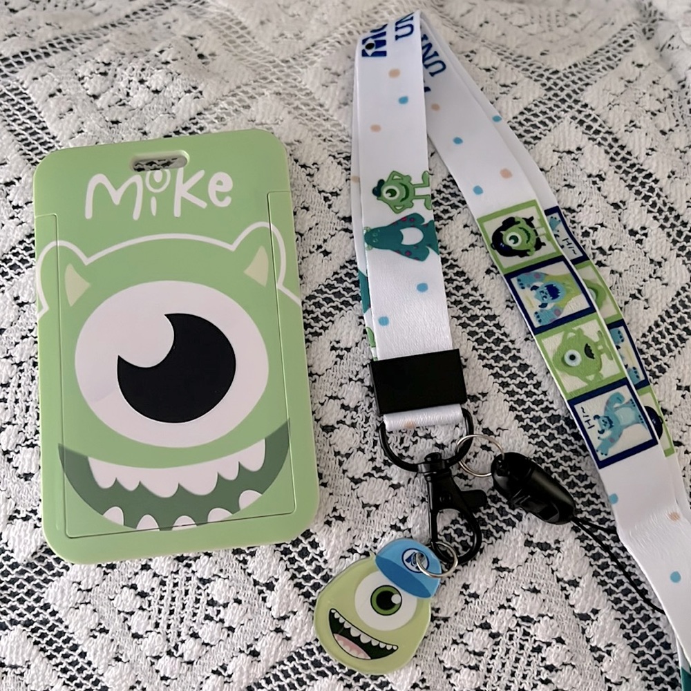 “Monsters Inc. Mike” Disney Inspired Lanyard
